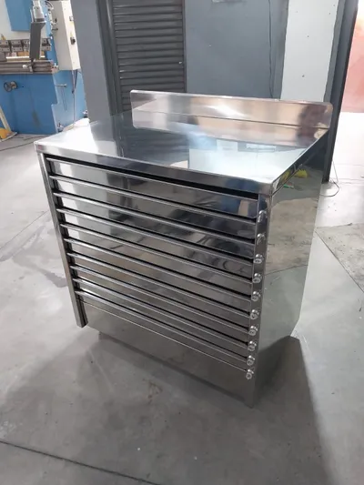 Projeto em aço inox — Equipa Inox