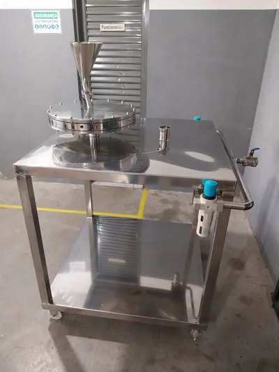 Micronizador 1,5 em aço inox