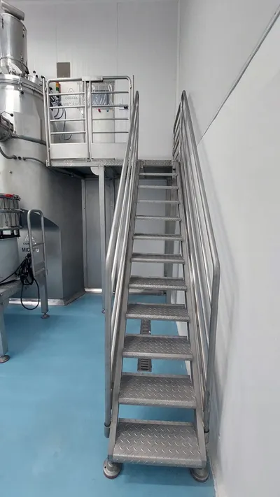 Plataforma em aço inox