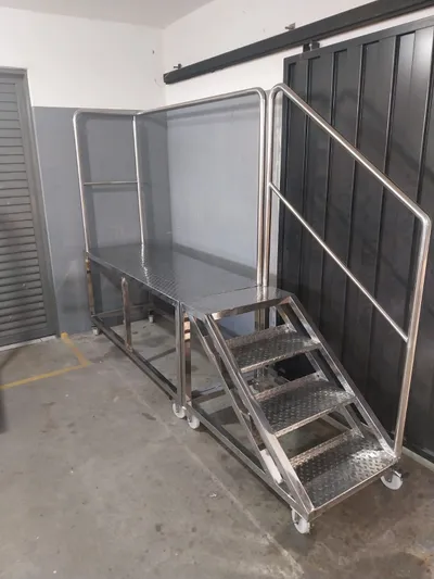 Projeto em aço inox — Equipa Inox