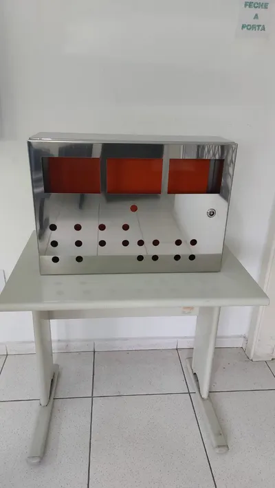 Painel elétrico em aço inox