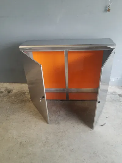 Painel elétrico em aço inox