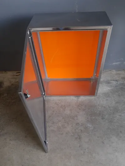 Painel elétrico em aço inox